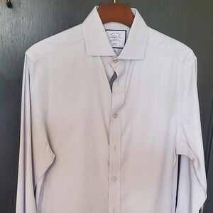 Charles Tyrwhitt Non-iron Slim Fit Dress Shirt Long Sleeves 15.5/35